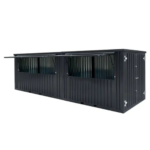 Contenedor bar exterior desmontable de 8 x 2 metros